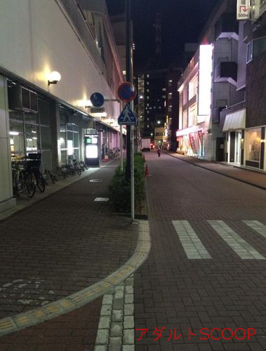 蒲田_夜の道